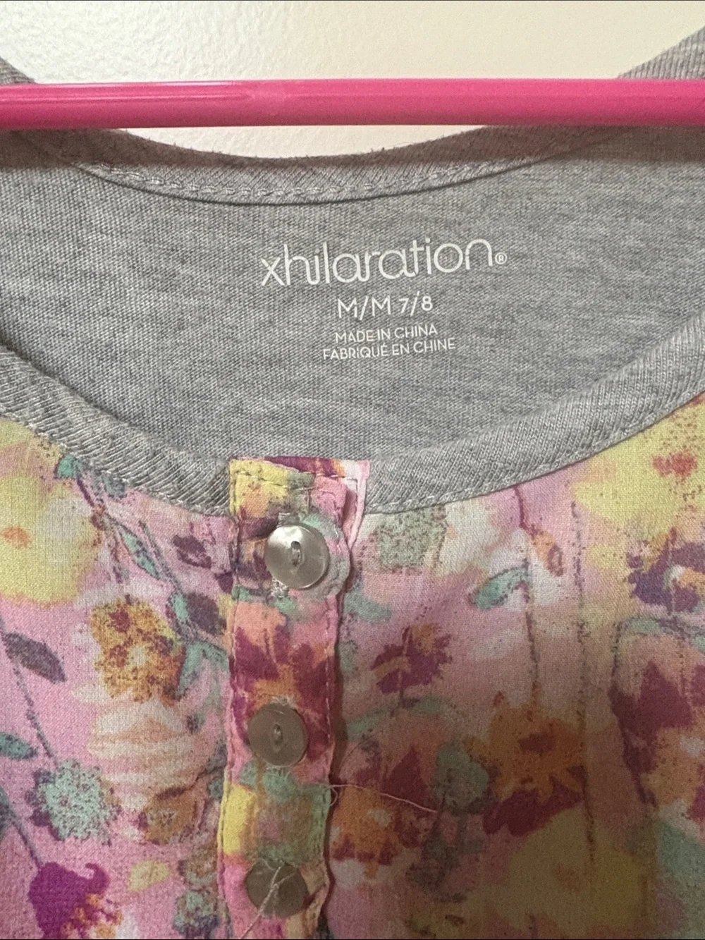 Girls' Floral Pink Sleeveless Dress by xhilaration